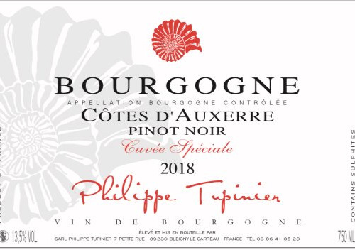 Domaine Tupinier Philippe - Côte d'Auxerre Rouge Cuvée spéciale 3x75cl