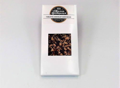 Maison Jonquier - Chocolat Noir / Noix de Pécan – 62% de Cacao – 100g