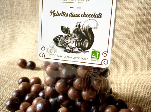 Cocoripop - Noisettes deux chocolats 100g