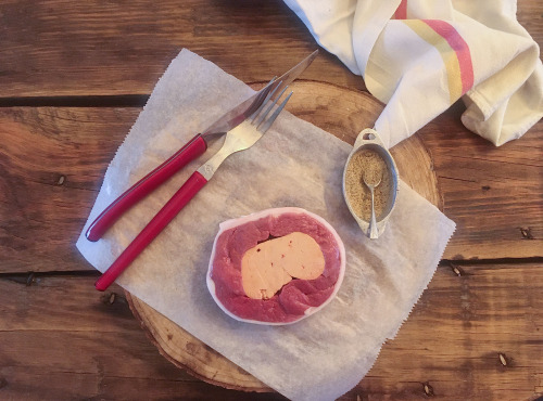 Ferme de Pleinefage - Tournedos de magret de canard au foie gras entier x1