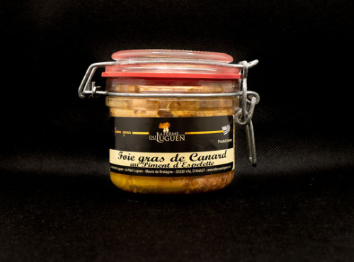 La Ferme du Luguen - Foie gras de canard entier au piment d'Espelette - Verrine 180g