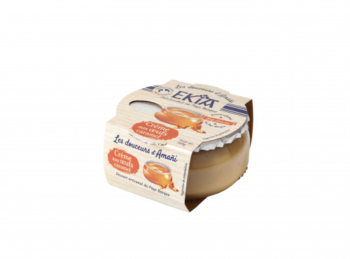 Bastidarra - Ekia - Crème aux œufs au caramel x4 pots
