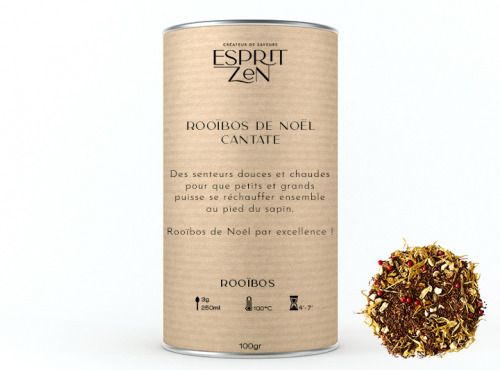 Esprit Zen - Rooïbos de Noël " Cantate " - Boite 100g