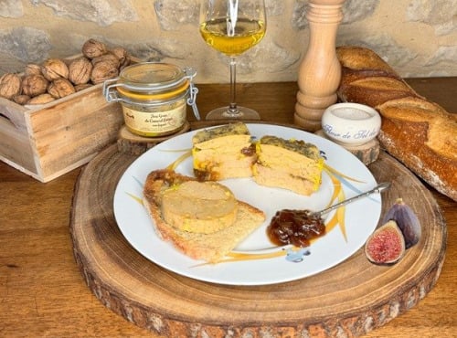 Domaine de Favard - Spécialité de Foie gras de Canard entier aux Figues 120g