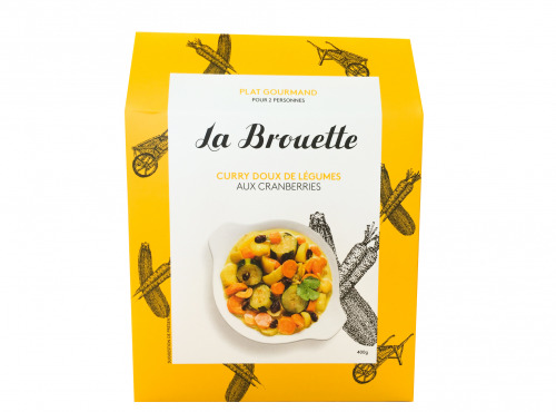 La Brouette - Pour 2 Pers. - Curry Doux De Légumes Aux Cramberries. - Convient aux végétariens
