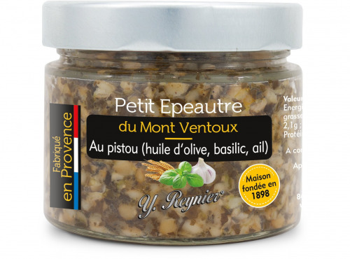 Conserves Guintrand - Petit Epeautre Du Mont Ventoux Au Pistou Yr 314 Ml - Bocal 314 Ml X 12