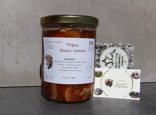 La Ferme du Vayssaïre - Tripes à la Tomate Viande d'Aubrac