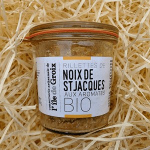 Thalassa Tradition - Rillette de Noix de St Jacques aux aromates Bio - 100 g