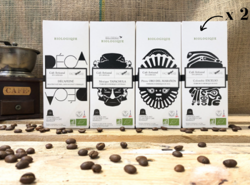 Cafés Factorerie - Capsules Lot de 5 boîtes : Nos Capsules Biologiques