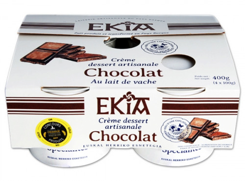 Bastidarra - Ekia - Crème Dessert Chocolat 4*100gr
