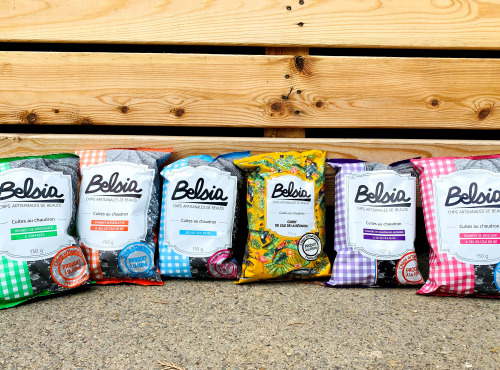 Chips BELSIA - Chips Artisanales : Nos 6 Saveurs (10 paquets)