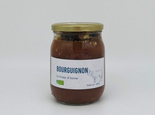 La Ferme d'Autrac - Bœuf Bourguignon BIO Cuisinée 480gr