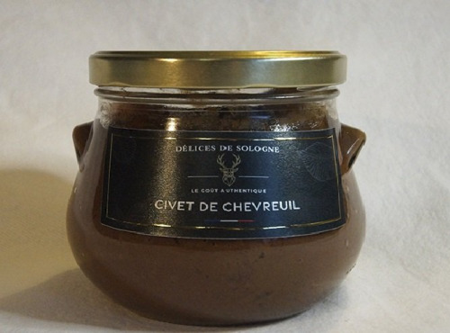 Délices de Sologne - Civet de chevreuil - 750g