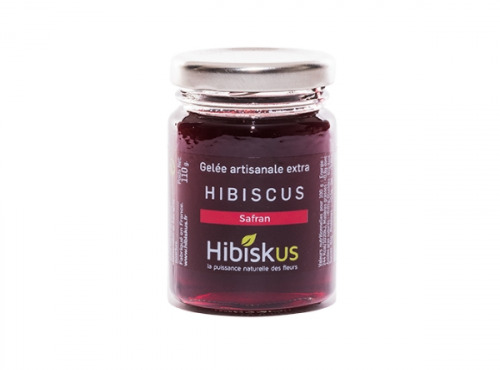 Hibiskus  Gourmet - Gelée d'Hibiscus au Safran - 110 gr