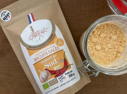 Les Graines de Louise - Préparation Bio Biscuit Apéro Sud : piment et ail