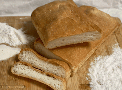 Boulangerie l'Eden Libre de Gluten - Focaccia Nature – Farine de riz et tapioca