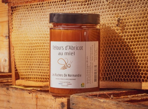 Les Ruchers de Normandie - Velours d'Abricot au miel 440g