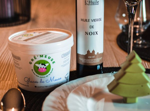 Glaces de Meuse - Crème Glacée à l’Huile de Noix 360g