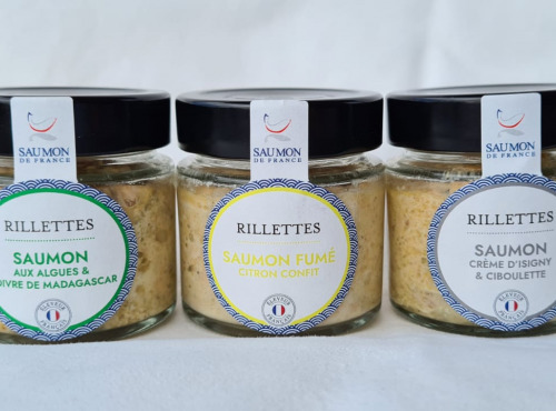 Saumon de France - Z - Lot de 3 rillettes de Saumon de France