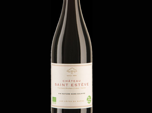 Château Saint Estève d'Uchaux - Côtes du Rhône Méthode Nature Rouge 2022 BIO AOP Côtes du Rhône 4 x 6 bouteilles