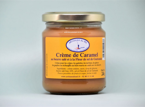Pot crème caramel au beurre salé à la fleur de sel de Guérande 250g