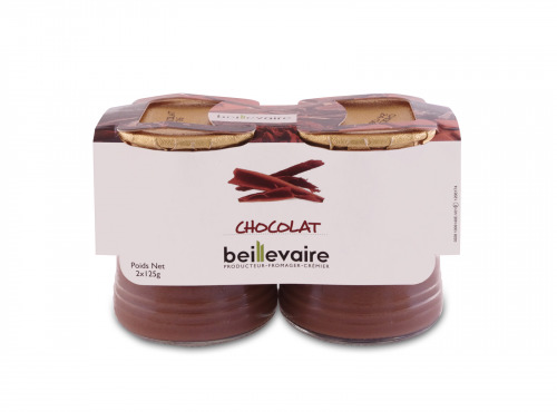 BEILLEVAIRE - Crèmes desserts x2 - Chocolat