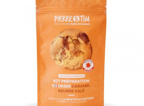 Pierre & Tim Cookies - Kit Préparation 12 Cookies Caramel Beurre Sale x12