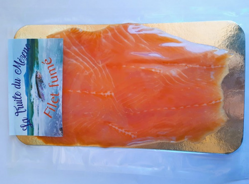 Filet de truite saumonée fumée à froid 150g (Ondenval) – vracandgo