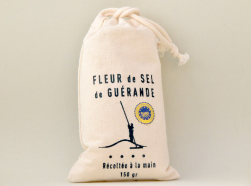 Artisans du Sel - Fleur de Sel de Guérande dans son sachet en coton