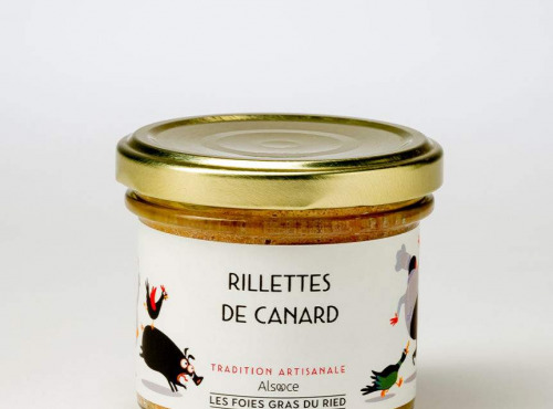 Les foies gras du Ried - Rillettes De Canard Faite Maison