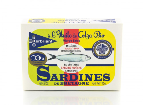 SARL Kerbriant ( Conserverie ) - Sardines à l'huile de Colza - 115g