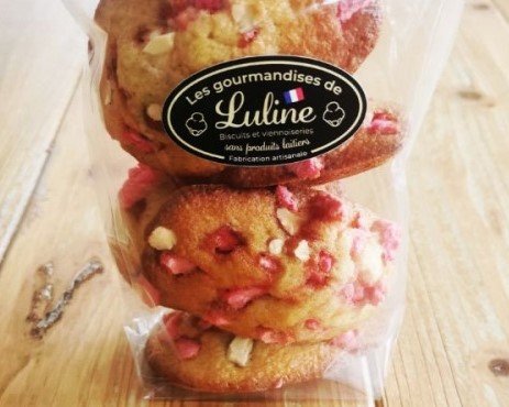 Les Gourmandises de Luline - Madeleines pralines (SANS GLUTEN) x10