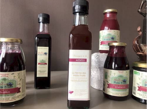 La Ferme des petits fruits - Vinaigre à la Myrtille - 25 cl