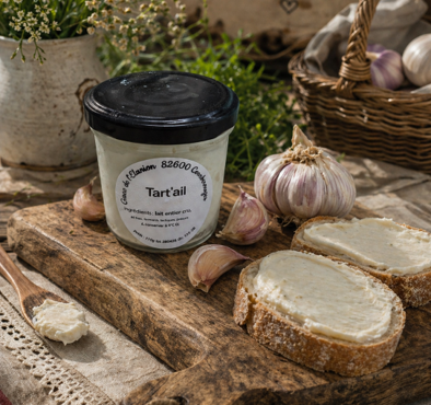 Ferme de l'Elanion - Tartail 110g tartinade à l'ail