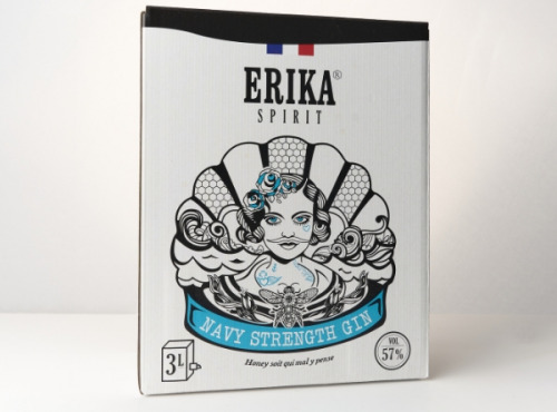 Erika Spirit - Navy Strength Gin BIO - 3L