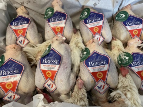 La Guyotte Ferme Bressane - Le Poulet de Bresse effilé AOP par 6
