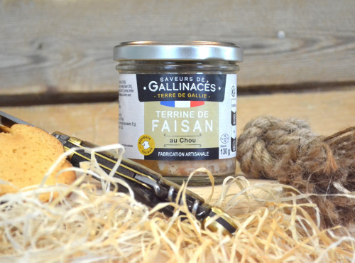 Terre de Gallie - Terrine de faisan au chou x 20