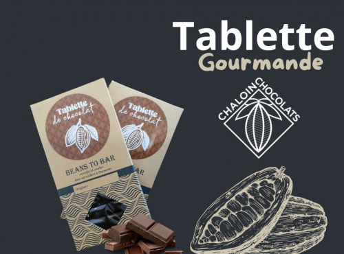 Chaloin Chocolats - Tablette nougatine chocolat lait