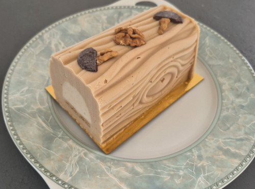 Le Jardinier Glacier - Bûche Café/Noix 750ml- 6 à 8 pers