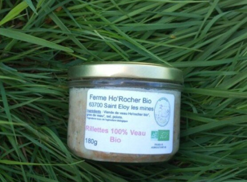 Ferme Ho'Rocher - Rillettes 100% veau 180g