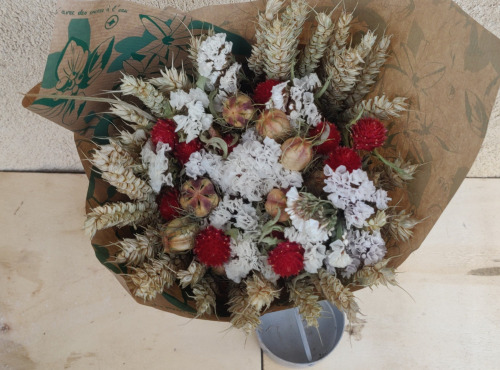 Ferme de la ville basse - Bouquet de fleurs séché
