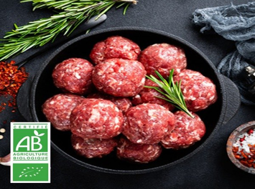 Ferme Bichet - Boulettes de viande provençales BIO x8