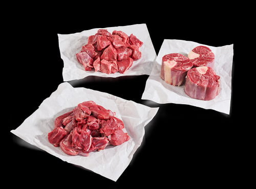 Nemrod - Colis de viande à mijoter - assortiment de 3 gibiers (1,6 Kg)