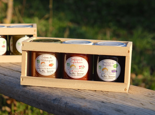 Papilles Sauvages - COFFRET CADEAU : Confitures et Crème de Châtaignes :)