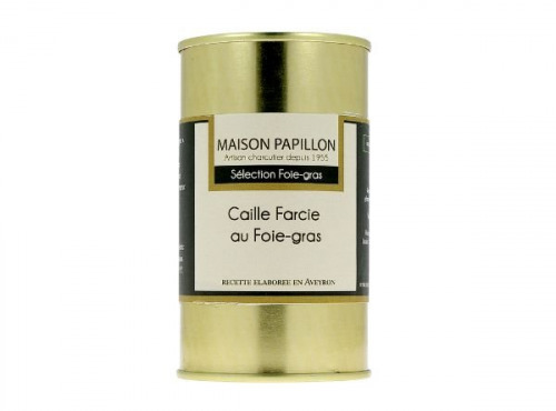 Maison PAPILLON - Artisan depuis 1955 - Caille Farcie au Foie Gras de Canard 190g