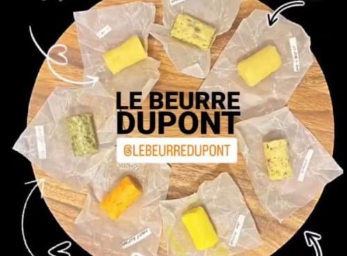 Le Beurre Dupont - Beurre bouchons aux piments d'Espelette 12x10g 