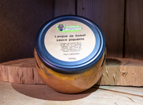 La Ferme de Labergement - Langue de bœuf sauce piquante 500 g