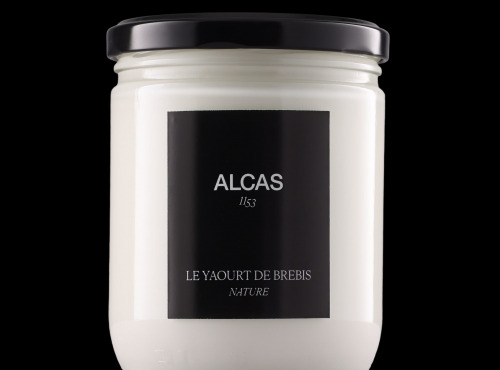 La Ferme d'Alcas - Yaourt nature 400g - lot de 10 unités