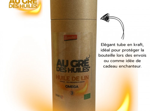 Adal Terra - Huile Vierge Demeter de Lin Brun 200ml