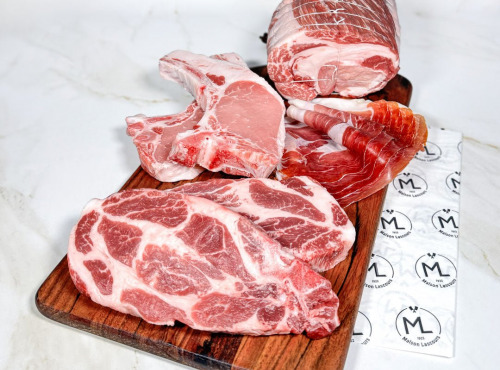 Maison Lascours - Coffret Découverte "Porc Noir de Bigorre" - 1,68 kg